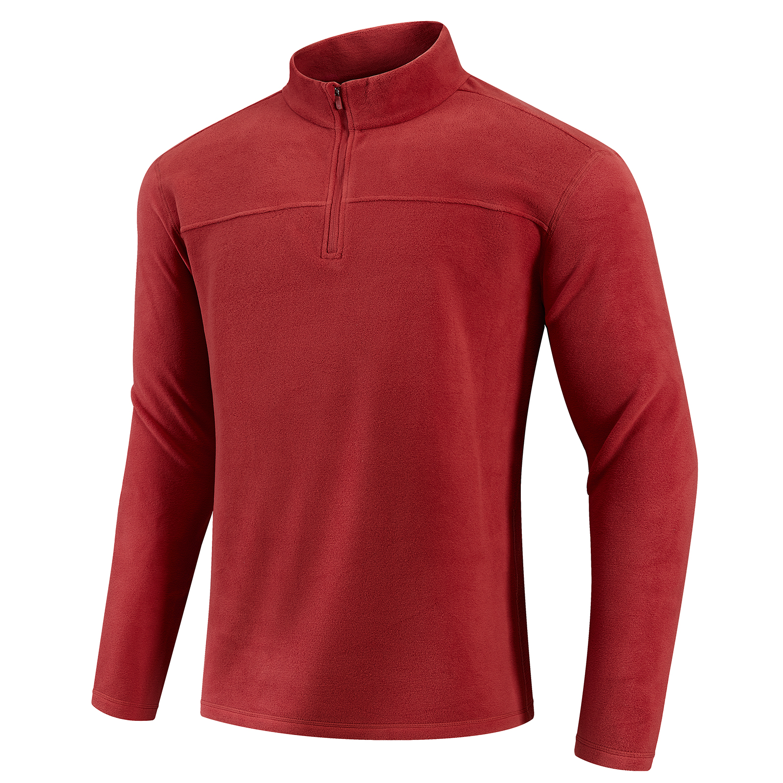 Senbwl Winter Men's Quarter Zip Premium Fleece Pullover Mid-layer
