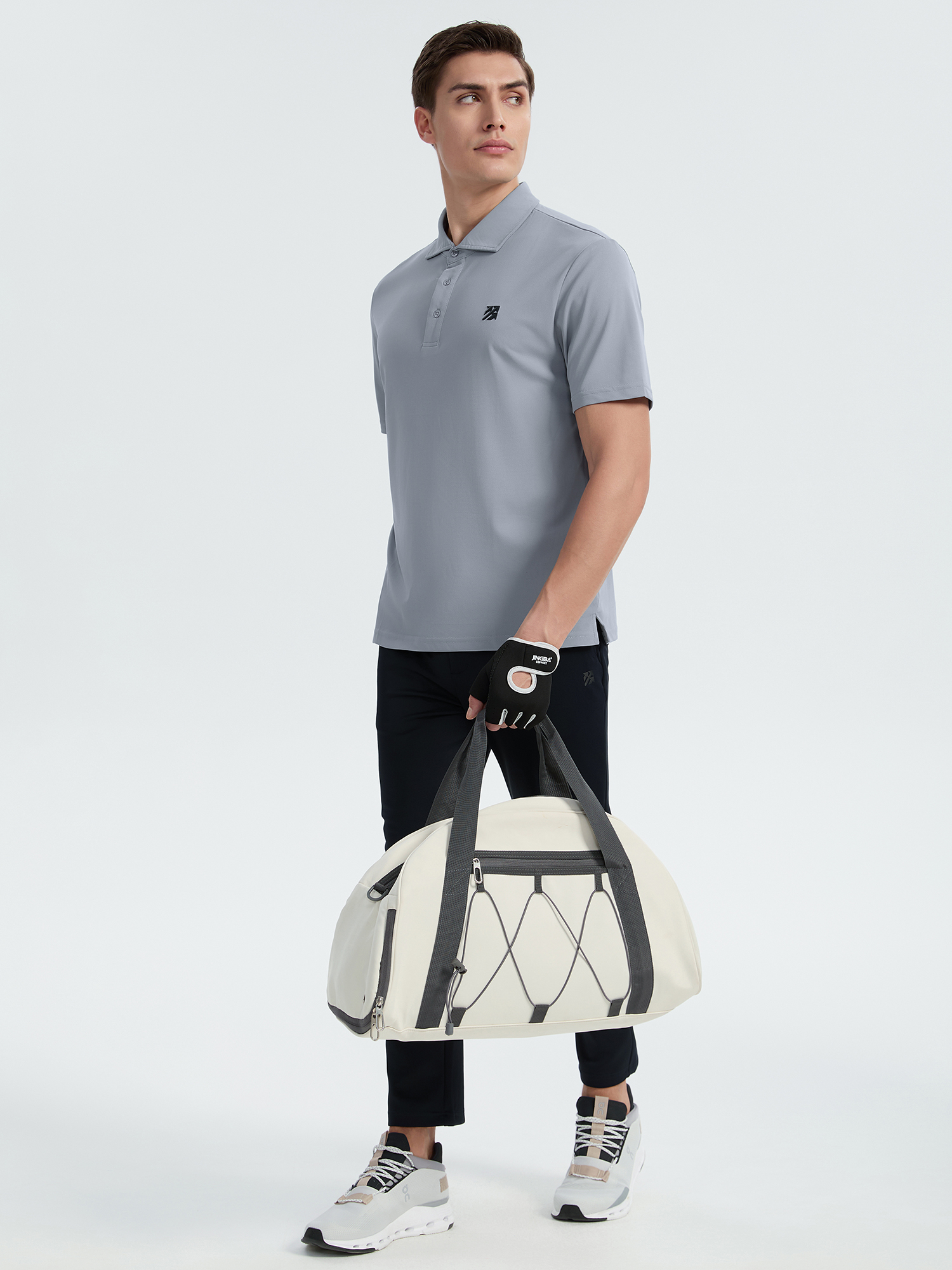 Senbwl Men's Ice Silk Pique Golf Polo Shirts-Senbwl Sports