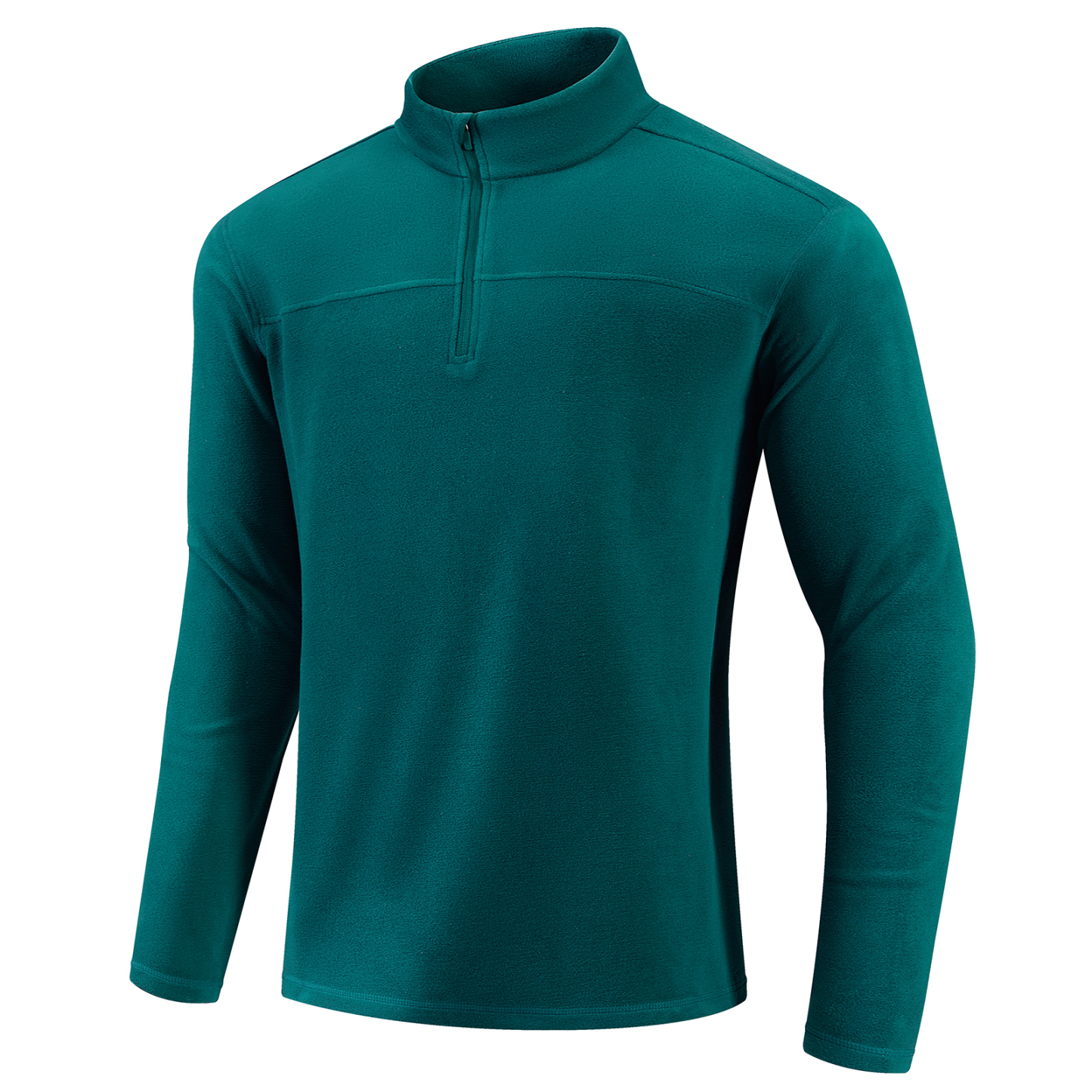 Senbwl Winter Men's Quarter Zip Premium Fleece Pullover Mid-layer