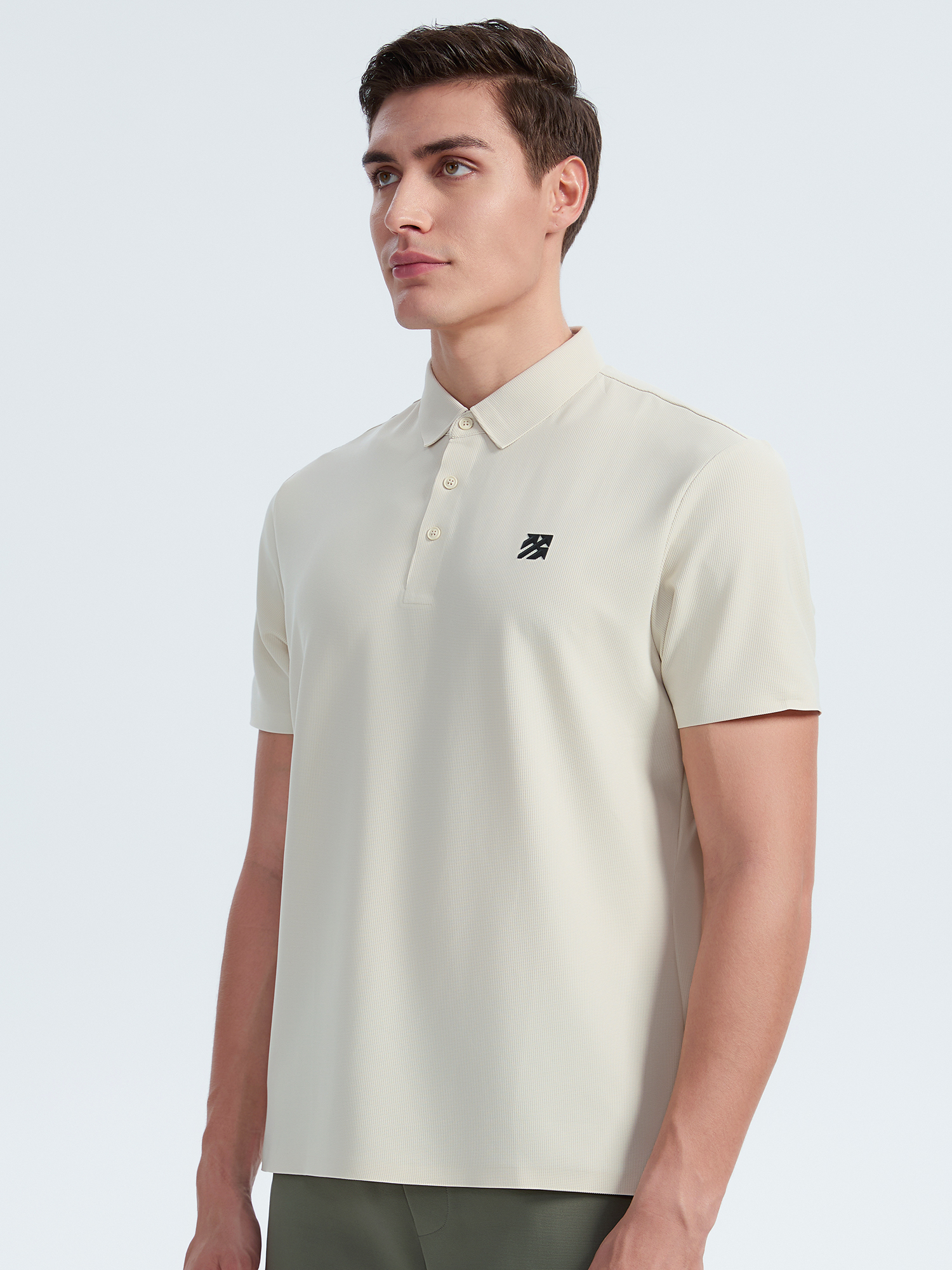 Senbwl Men's Seamless Golf Polo Shirts Ice Silk Waffle 