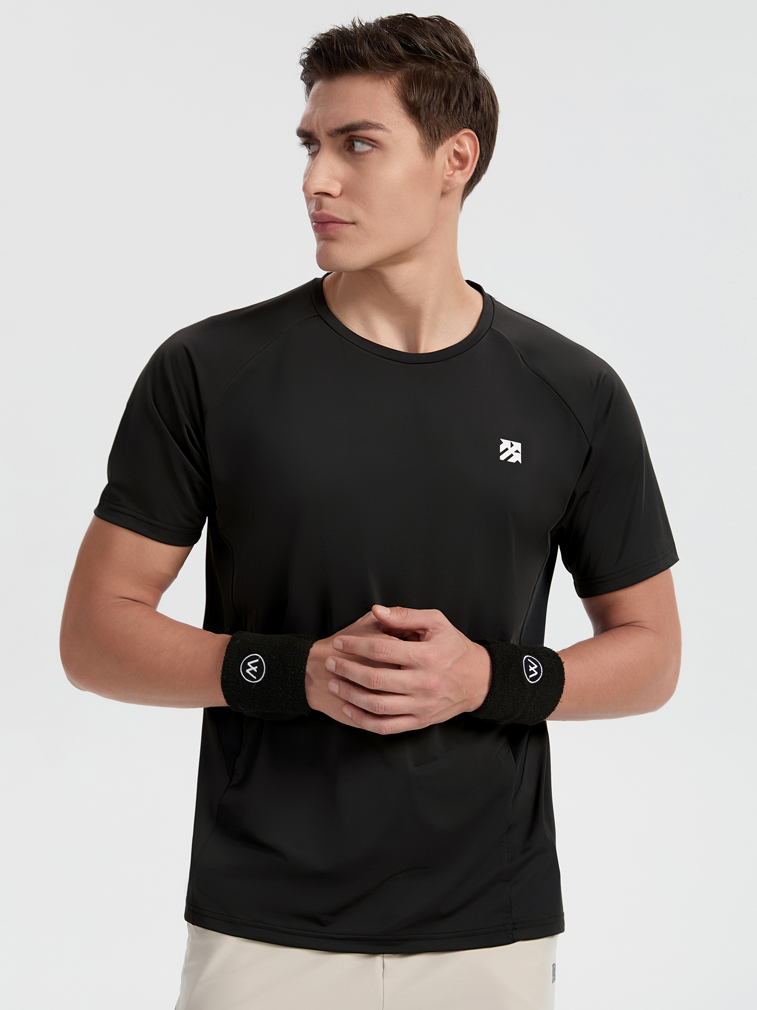 Senbwl Men's 5A Antimicrobial Padel T-Shirt Pinhole Stitching