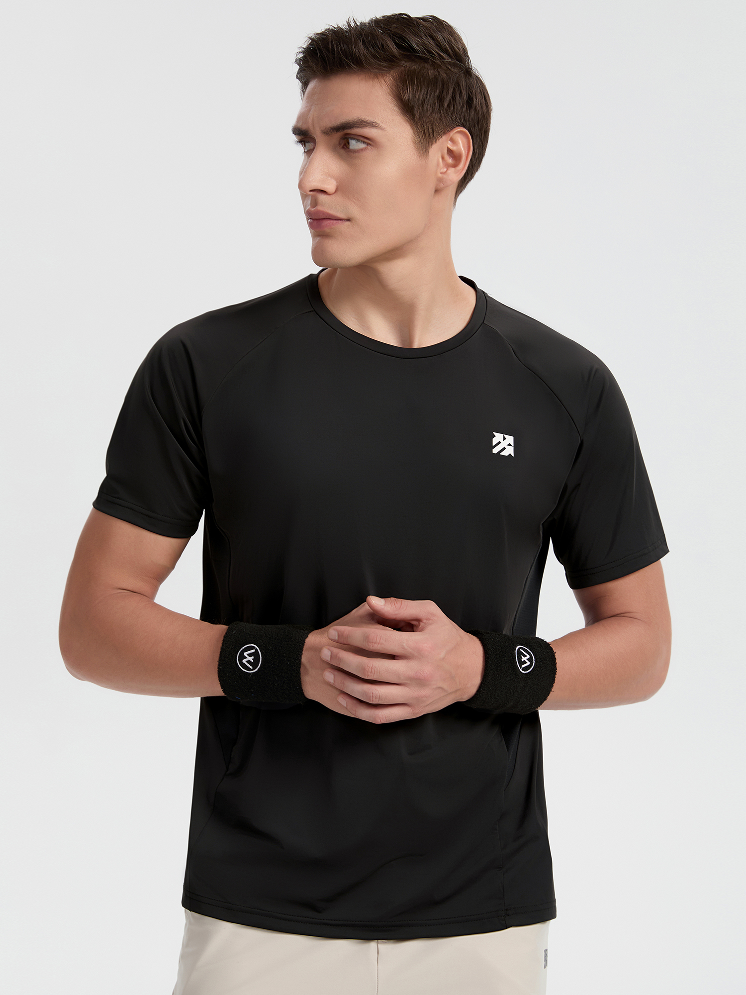 Senbwl Men's 5A Antimicrobial Padel T-Shirt Pinhole Stitching