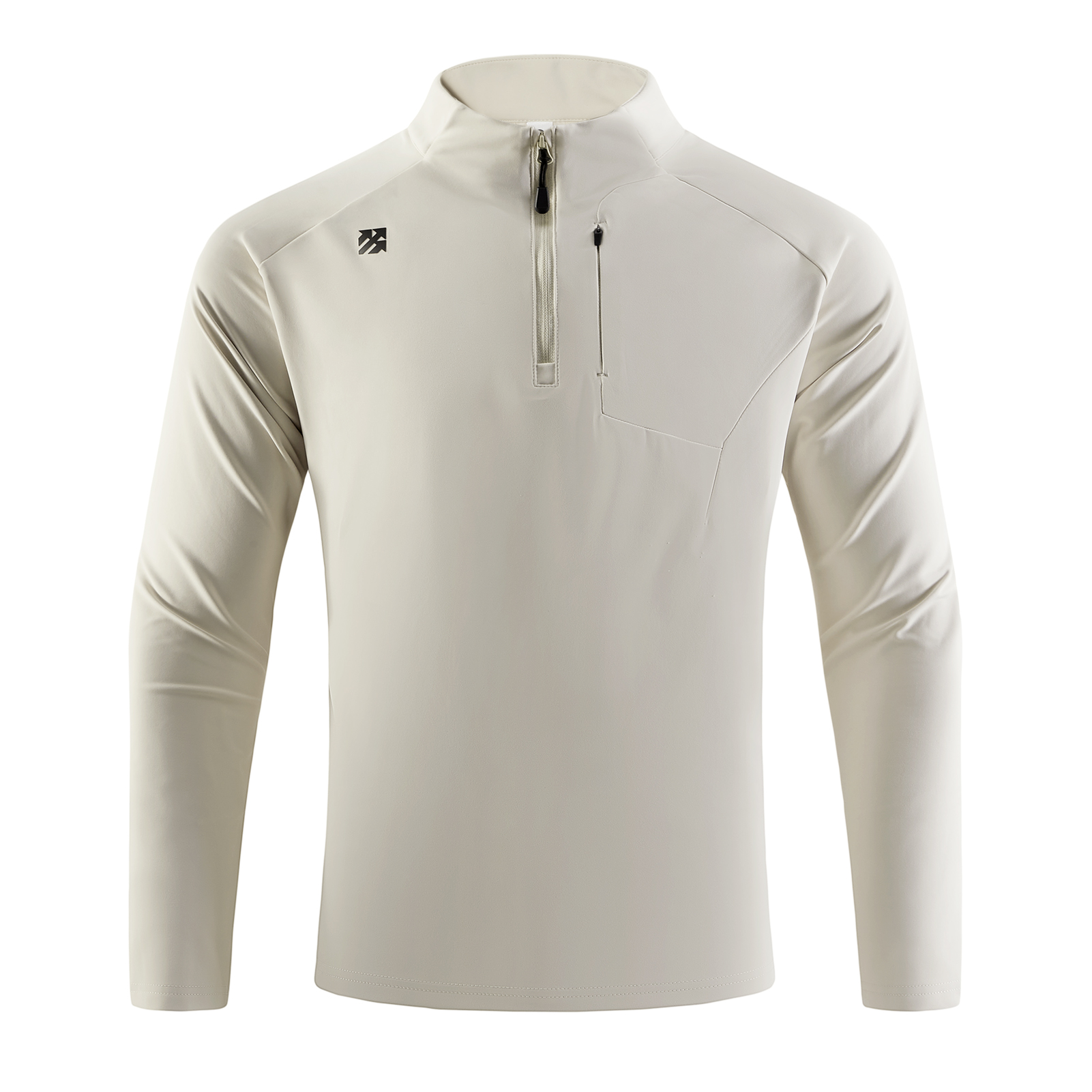Senbwl Men's Slightly Fleece Quarter Zip Pullover Moisture