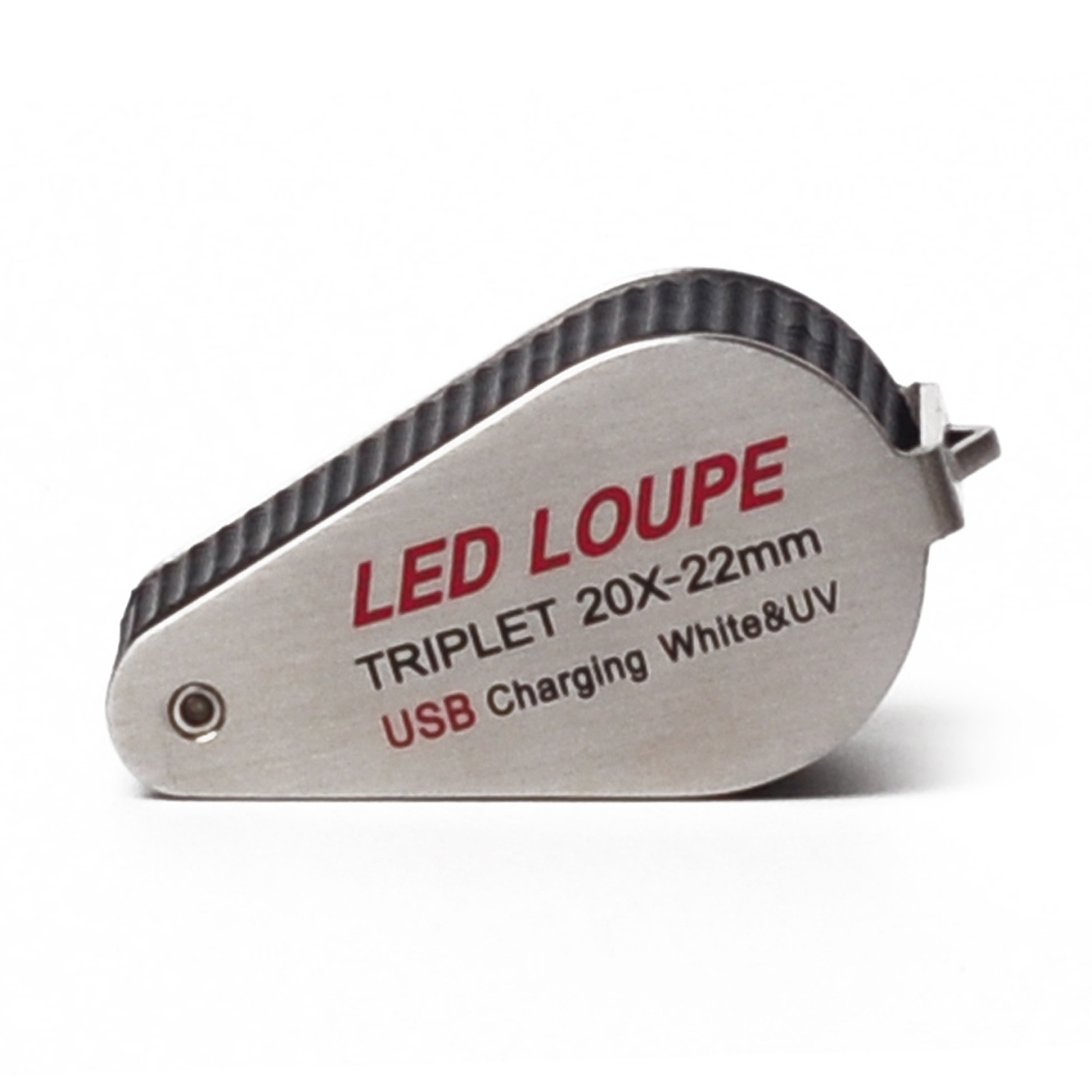 10x Magnification Mini Jewelry Loupe High-quality Hasting Loupe with Optical Glass Triplet Lens, Stainless Steel Body, and Foldaway Pocket Design – Ideal for Stamp & Coin Enthusiasts, Watch Repair, and Hobby Mechanics-Givite