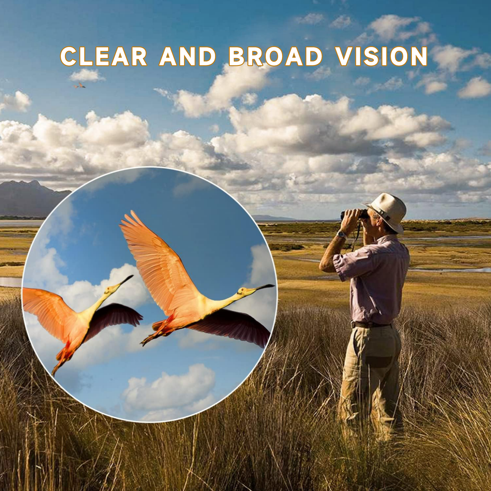 Givite 8X32ED Binoculars - Diamond White Coating with Bak4 Prisms-Waterproof Fogproof Rubber Armored for Bird Watching Hunting Outdoor Travel Theater and Concerts-Givite