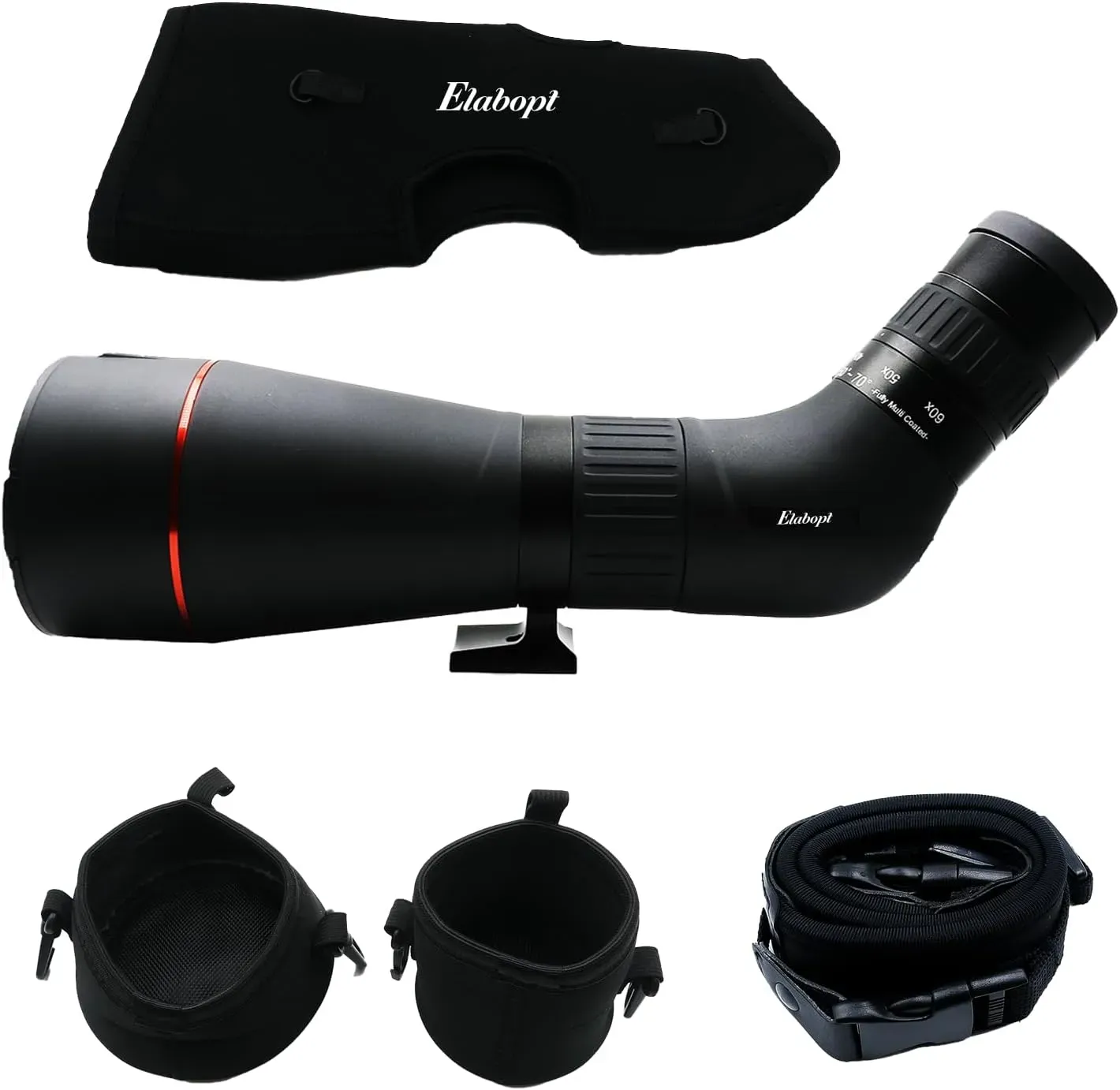 Givite 20-60x80ED Spotting Scope - Waterproof High Definition Spotter Scopes,Diamond White Coating for Wildlife Viewing and Other Outdoor Activities-Givite