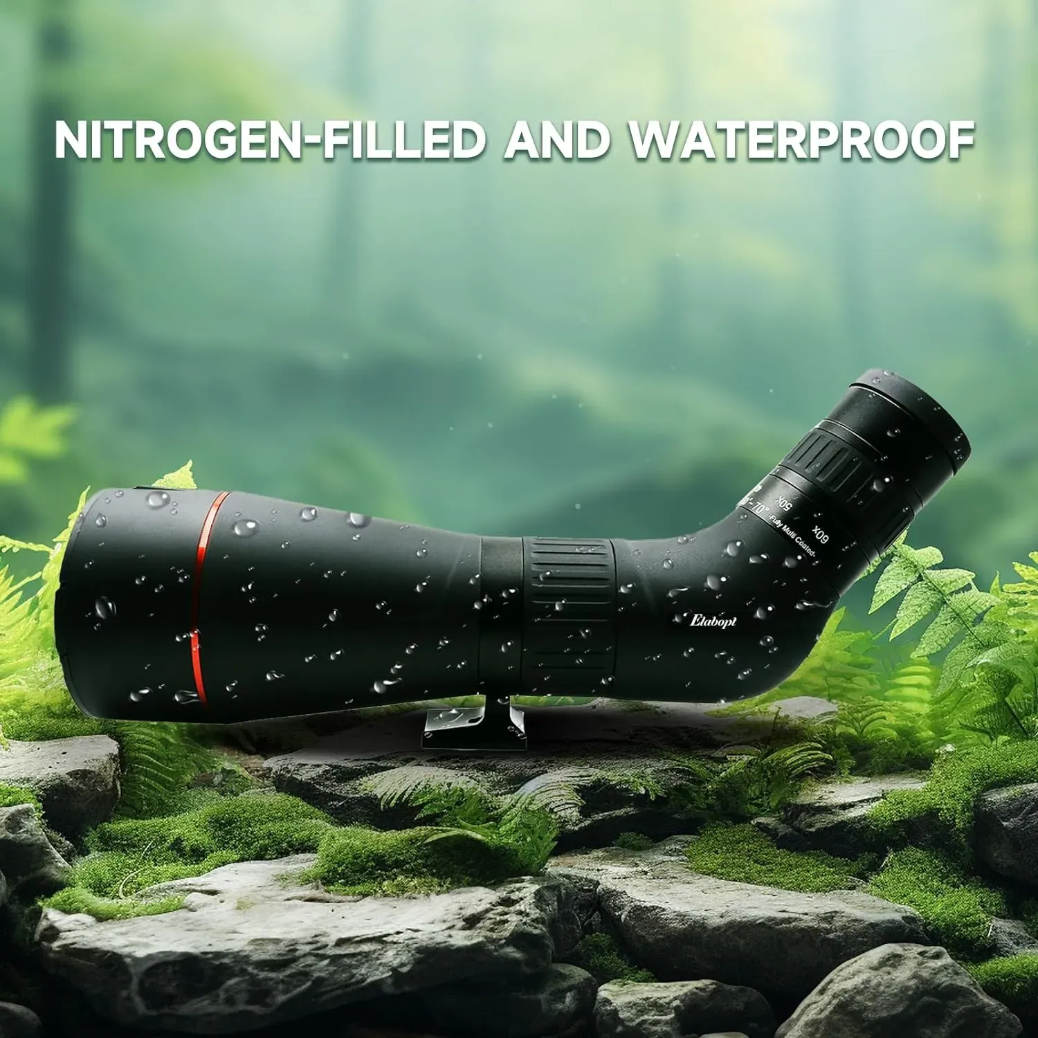 Givite 20-60x80ED Spotting Scope - Waterproof High Definition Spotter Scopes,Diamond White Coating for Wildlife Viewing and Other Outdoor Activities-Givite