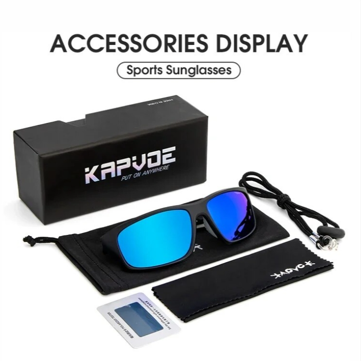 UV400 Polarized Cycling Sunglasses - Unisex Outdoor Sports Eyewear for Fishing & Driving