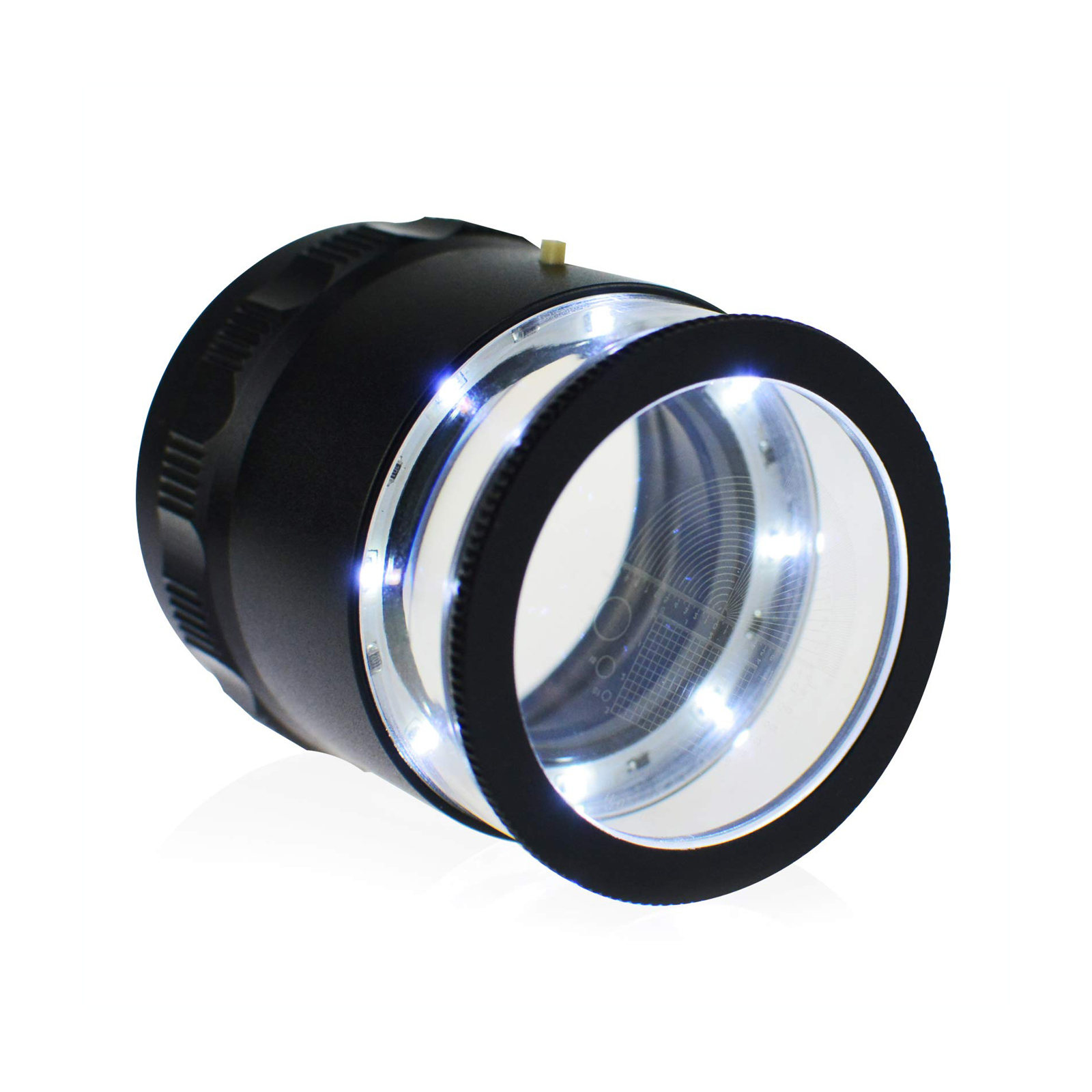 Scale Loupe Magnifier 10x Magnification LED and UV Illumination Magnifying Glass for Jeweler, Gemstone, Coins and Stamp Collector, Watch Repair-Givite