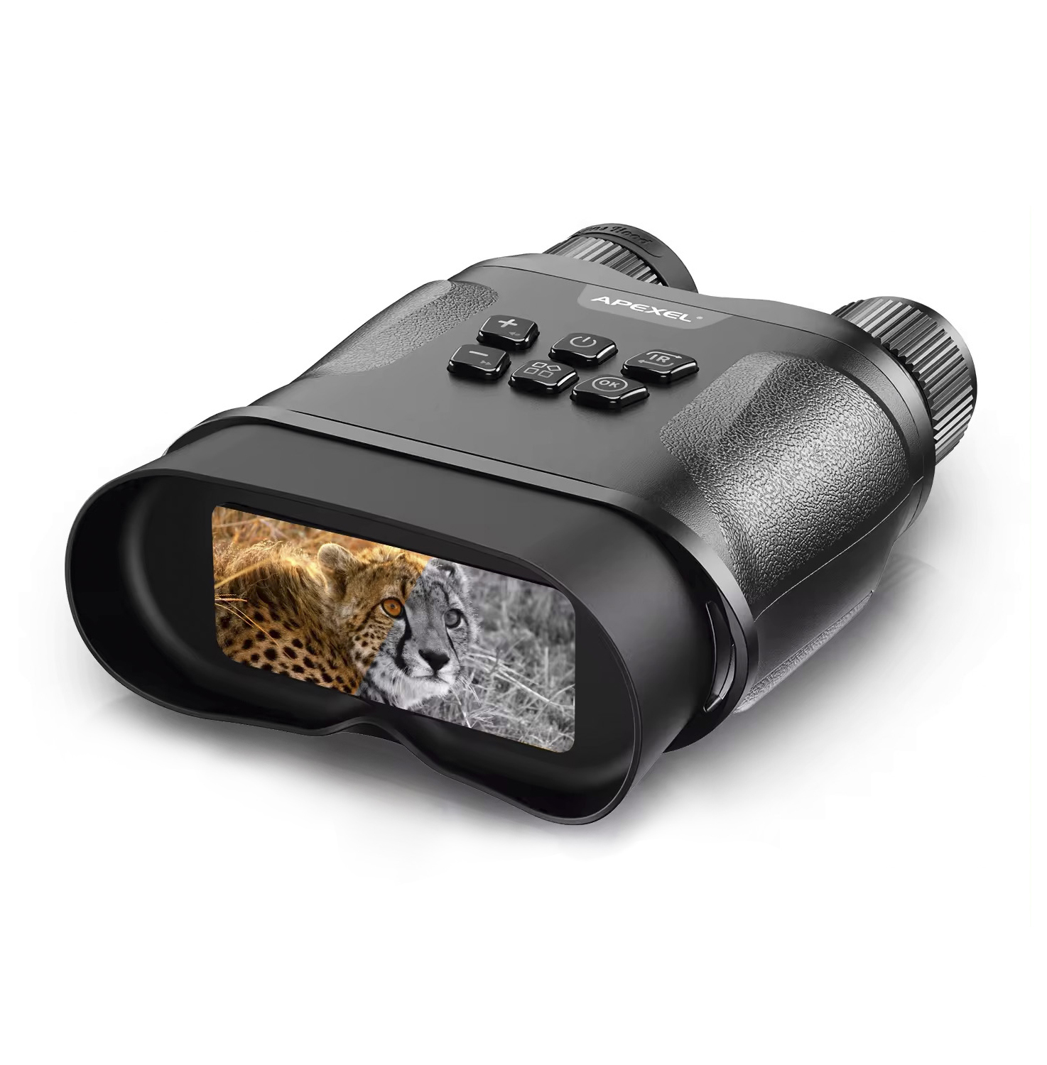 Rechargeable High Resolution 850nm Infrared HD Digital Zoom Telescope Night Vision Binoculars for Hunting Camping Surveillance-Givite