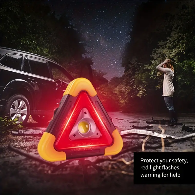 🎁Last Day Promotion 49% OFF🔥2-IN-1 Emergency Triangular Roadside Warning Light