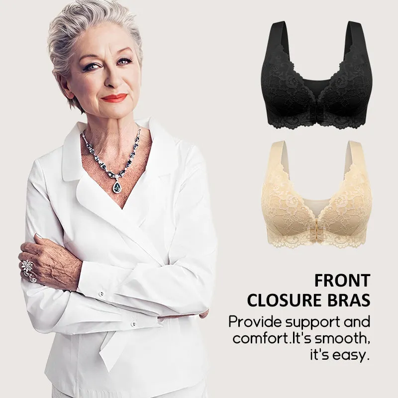 LILY®NEW '5D' SHAPING PUSH UP FRONT CLOSURE WIRELESS BRA