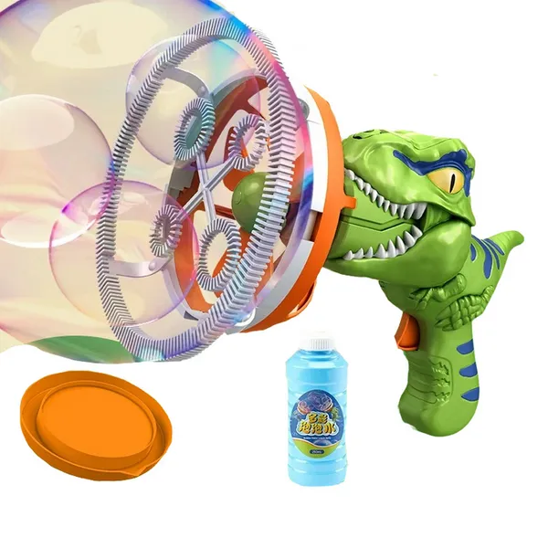 DinoBubbles - Delightful Dinosaur Bubble Blaster for Kids