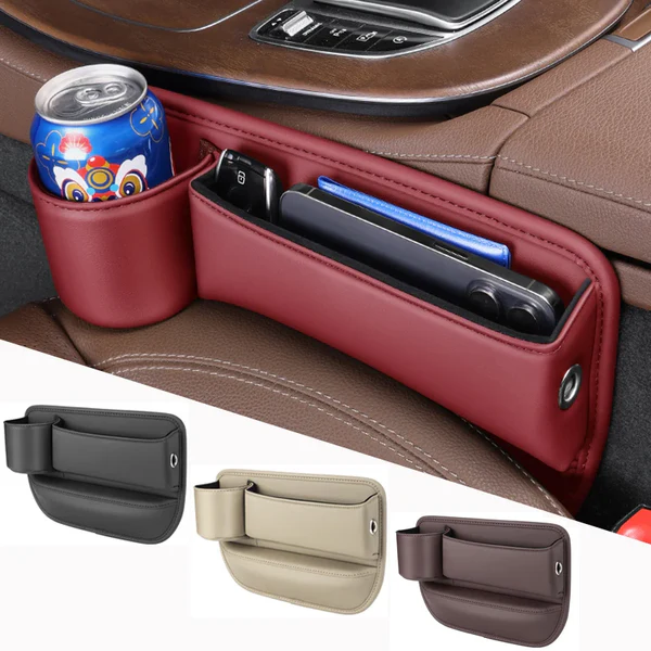 🔥LAST DAY 50% OFF🔥MPROME CAR LEATHER CUP HOLDER GAP BAG