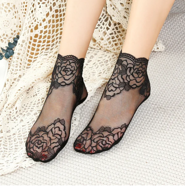 🔥The Last Day Promotion-SALE 48% OFF💋2023 NEW Ladies Fashion Lace Socks