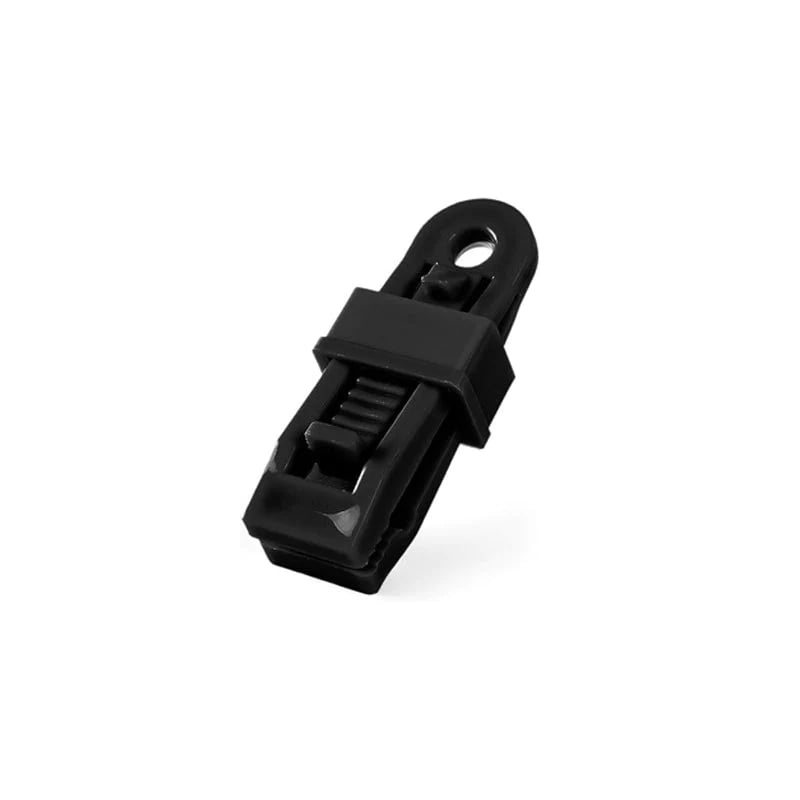 Adjustable robust locking handle clip