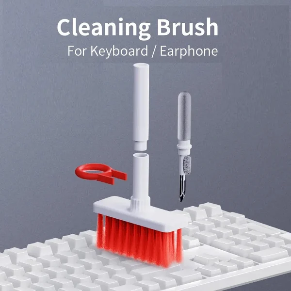 🔥Hot Sale 5-in-1 Multi-Function Keyboard Cleaning Brush Kit - Buy 2 Get 2 Free Now
