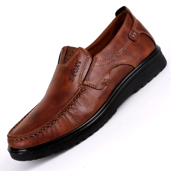 Men's Casual Breathable Leather Shoes