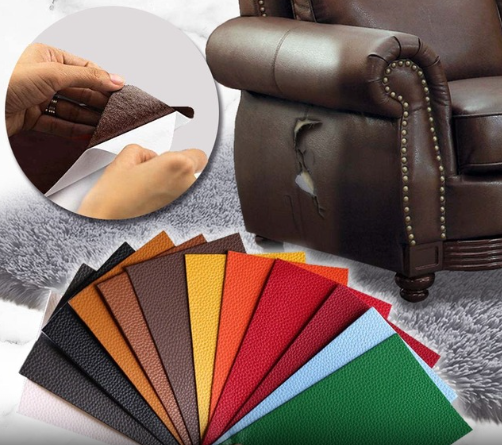🔥- Self-Adhesive Leather Refinisher Cuttable Sofa Repair 🔥