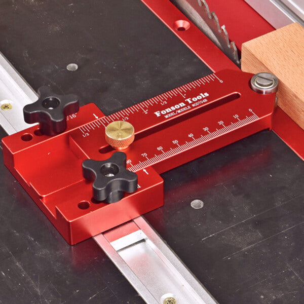 TrekDrill Precision Extended Thin Rip Guide Tablesaw Jig