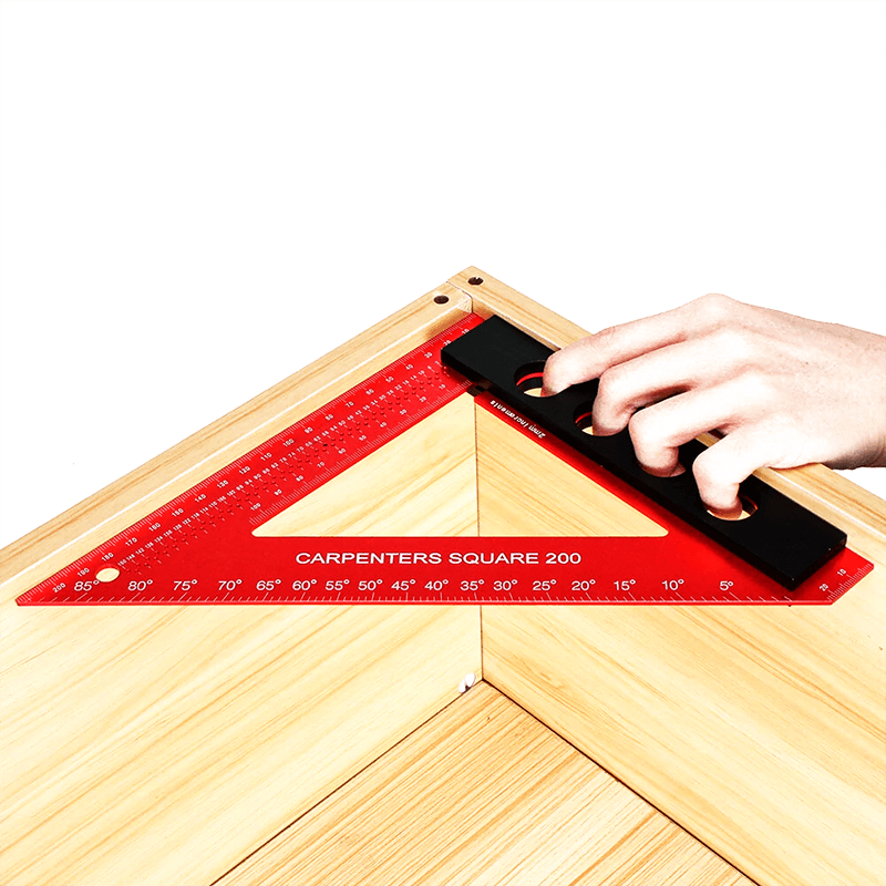 Accuratecraft Precision Carpenters Square Triangle Ruler for Woodworking