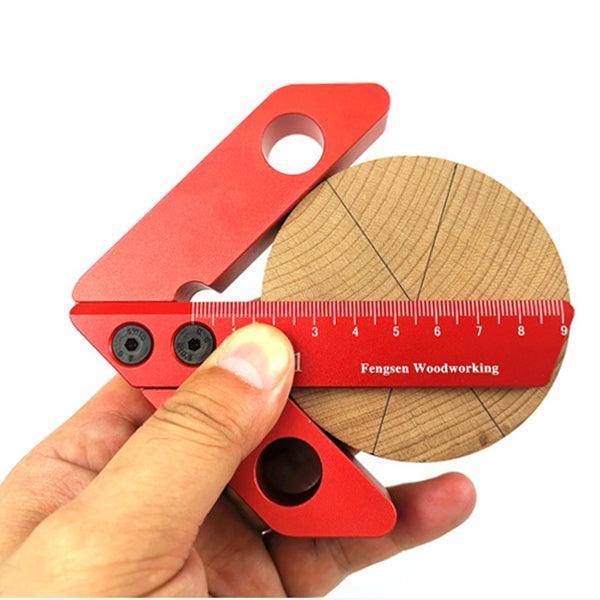 TrekDrill  Precision Center Line Scriber Circle Center Finder Marking Ruler