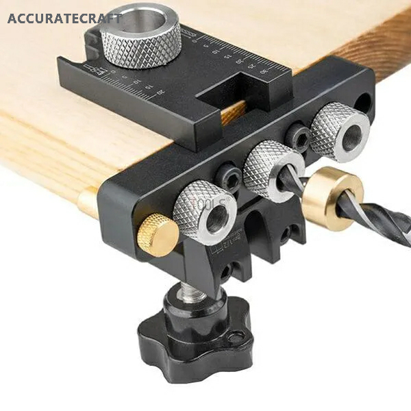 Accuratecraft Precision Adjustable Doweling Jig Kit System