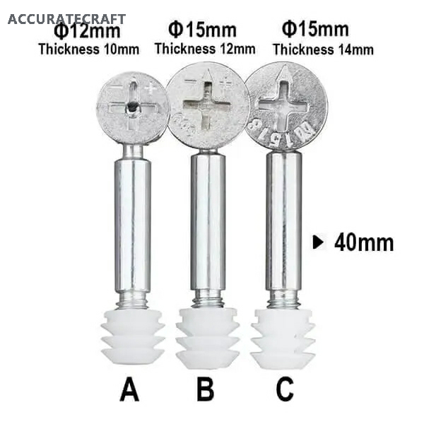 Accuratecraft Furniture Cam Lock Fasteners