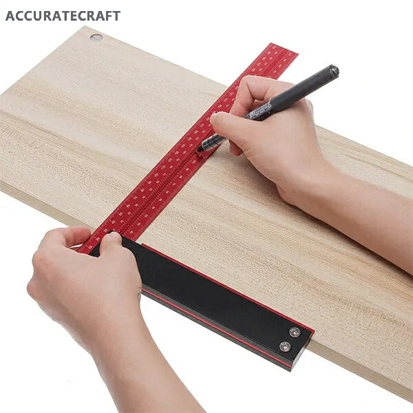 Accuratecraft Precision T-Square Ruler Measuring and Marking