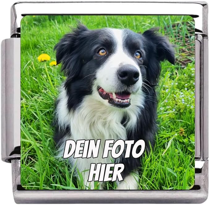 Italienisches Personalisiertes Foto Charms für Armband 9 mm Schmuck