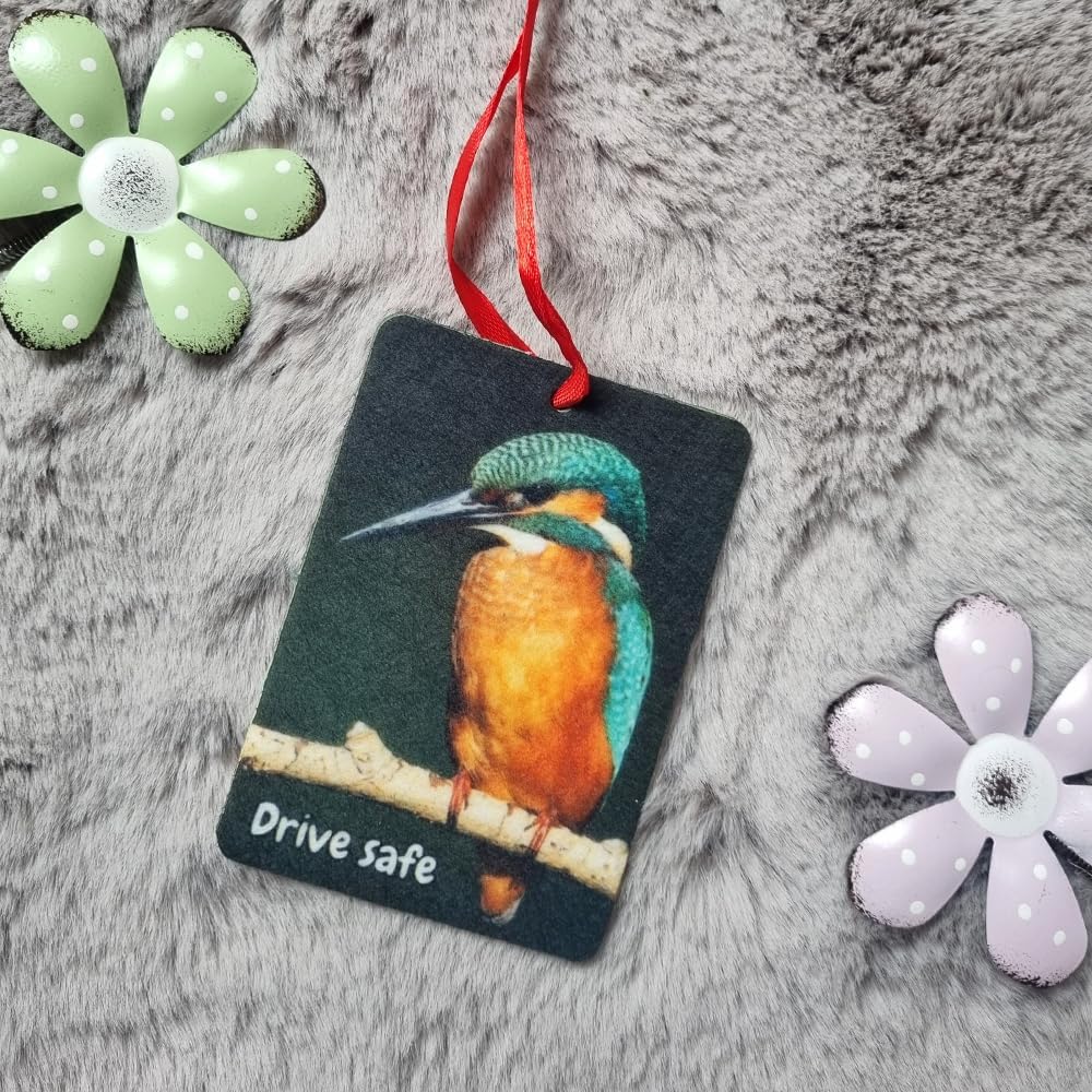 Personalisierter Auto-Lufterfrischer mit deinem Foto und Text, beidseitig bedruckt, ideal als Geschenk für ihn zum Geburtstag (Rechteckig)