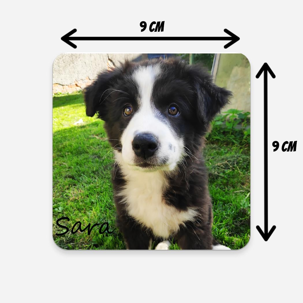 Personalisierter Kühlschrank MAGNET mit Foto Quadrat