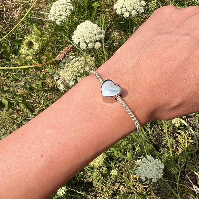 Personalisierter Schmuck mit Bild, Foto-Charm kompatibel mit Pandora-Armband und Kette, Geschenk