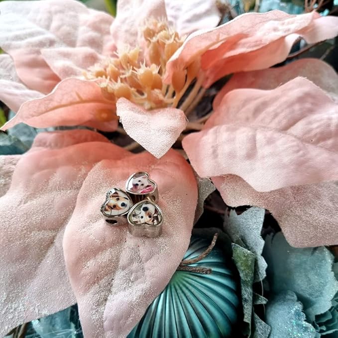 Personalisierter Schmuck mit Bild, Foto-Charm kompatibel mit Pandora-Armband und Kette, Geschenk