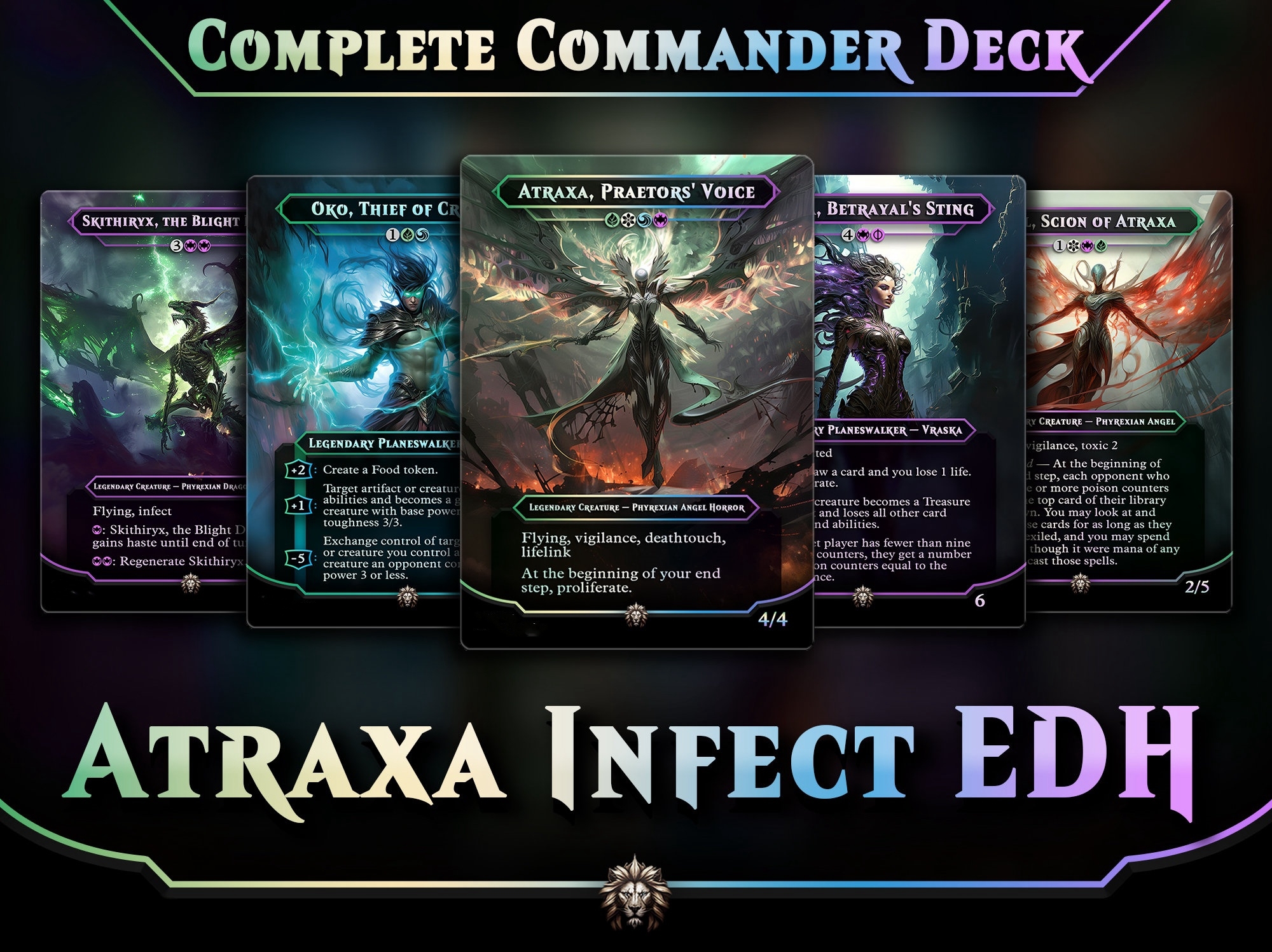 Atraxa Infect Commander Deck 3.0 + 8 Bonus Cards