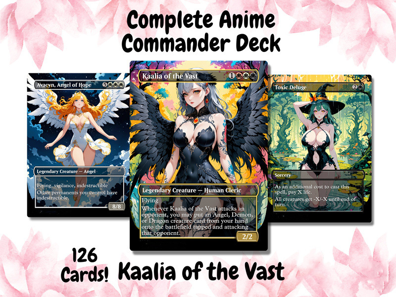 Kaalia of the Vast Anime Style Waifu Commander Deck