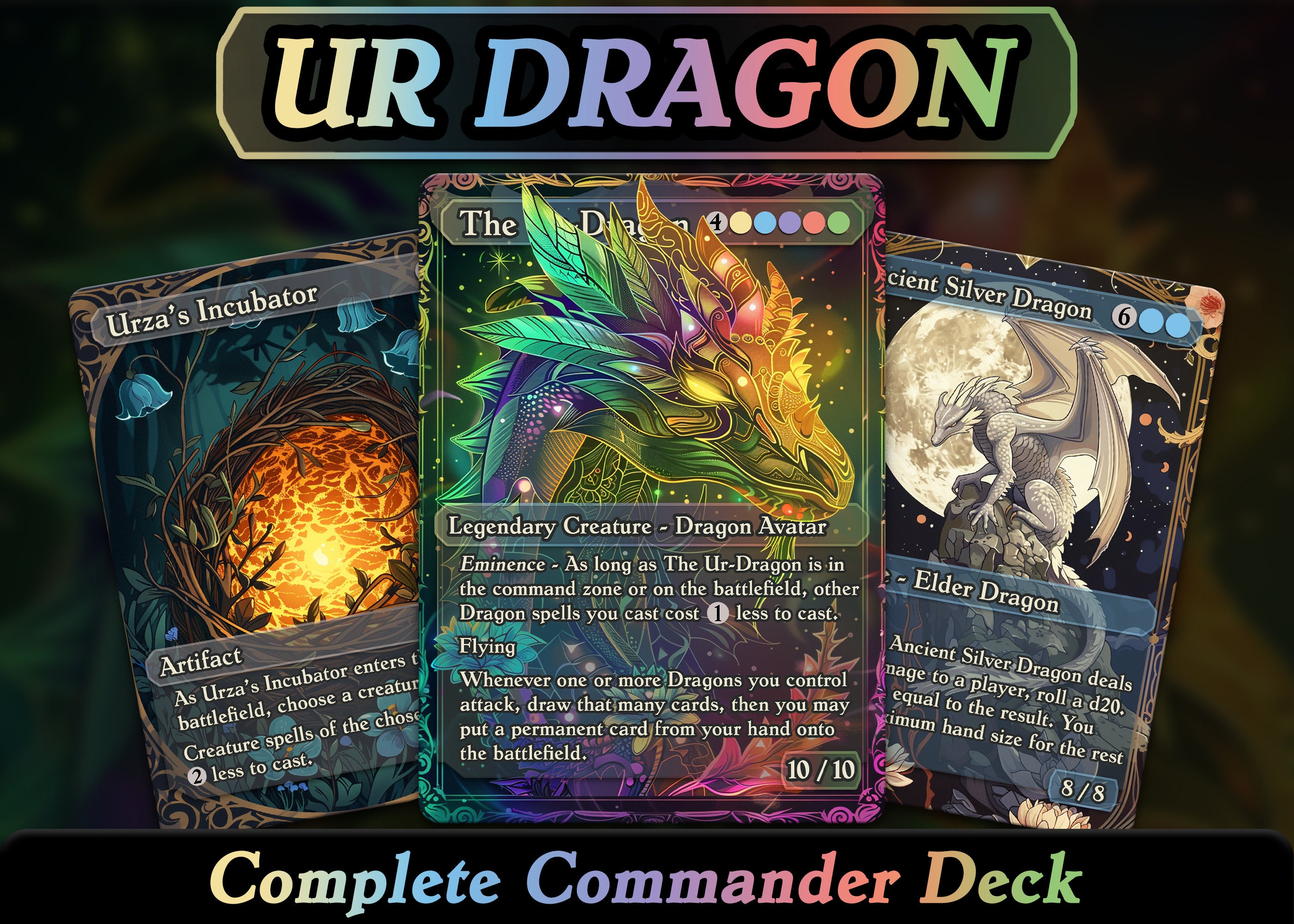 Commander Deck Ur Dragon MTG Proxies