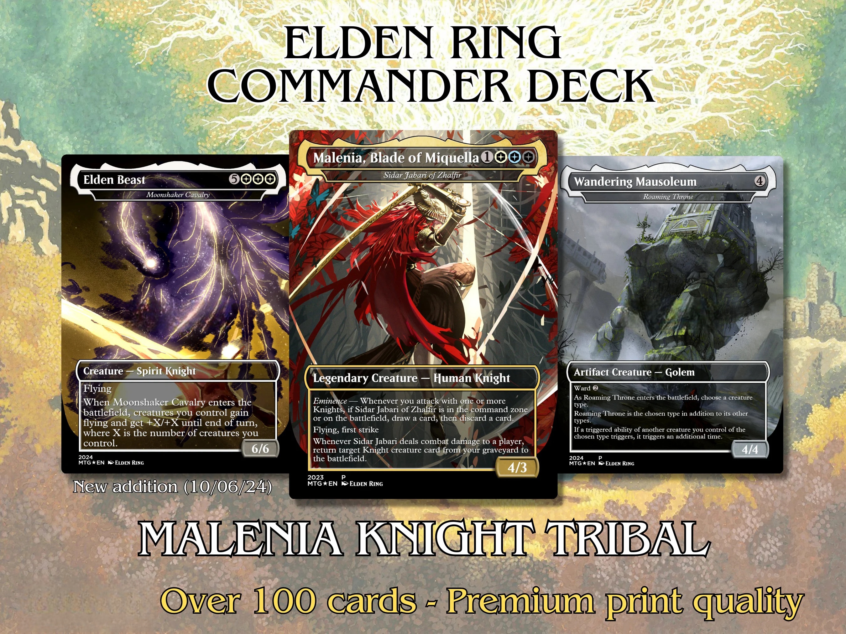 Elden Ring Commander Deck Malenia Knights 