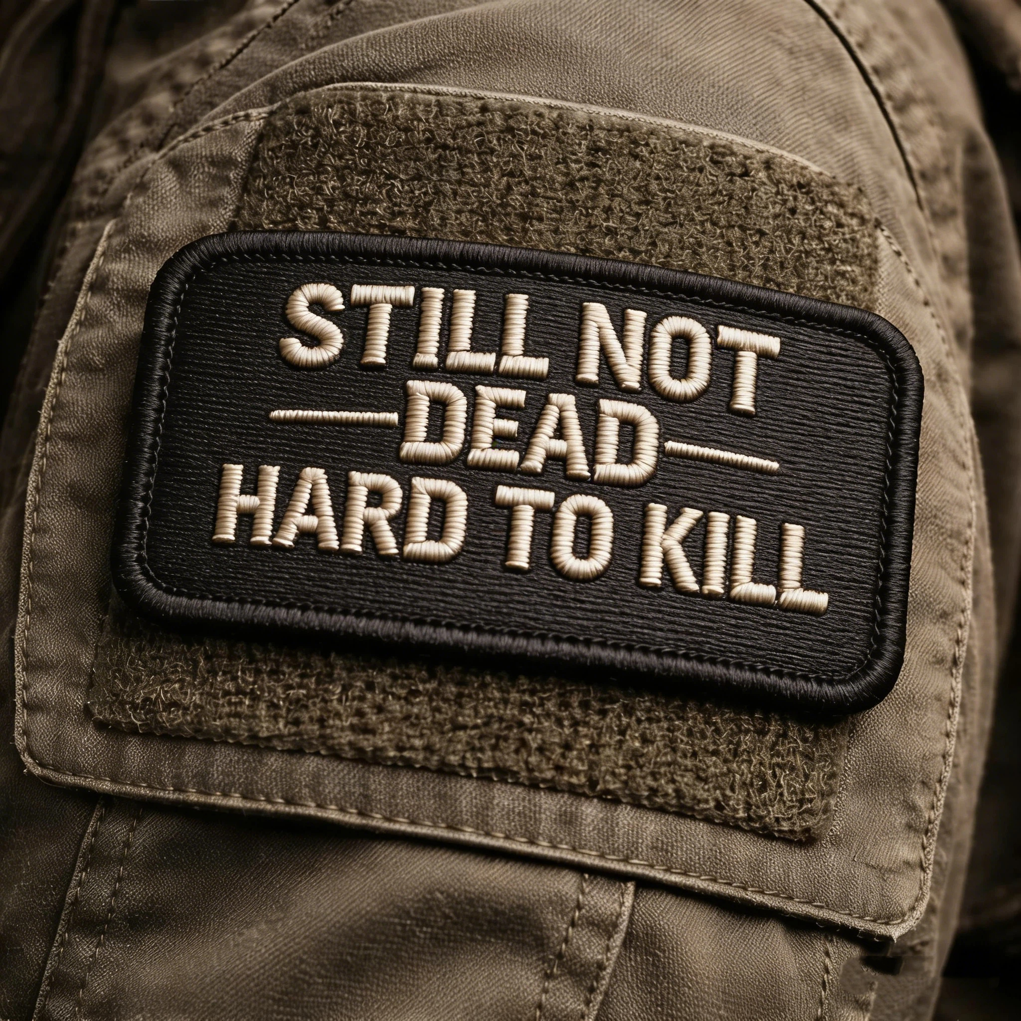 🔥Last Day 49% OFF -STILL NOT DEAD &  AIN'T DEAD YET Vintage Hook & Loop Patch