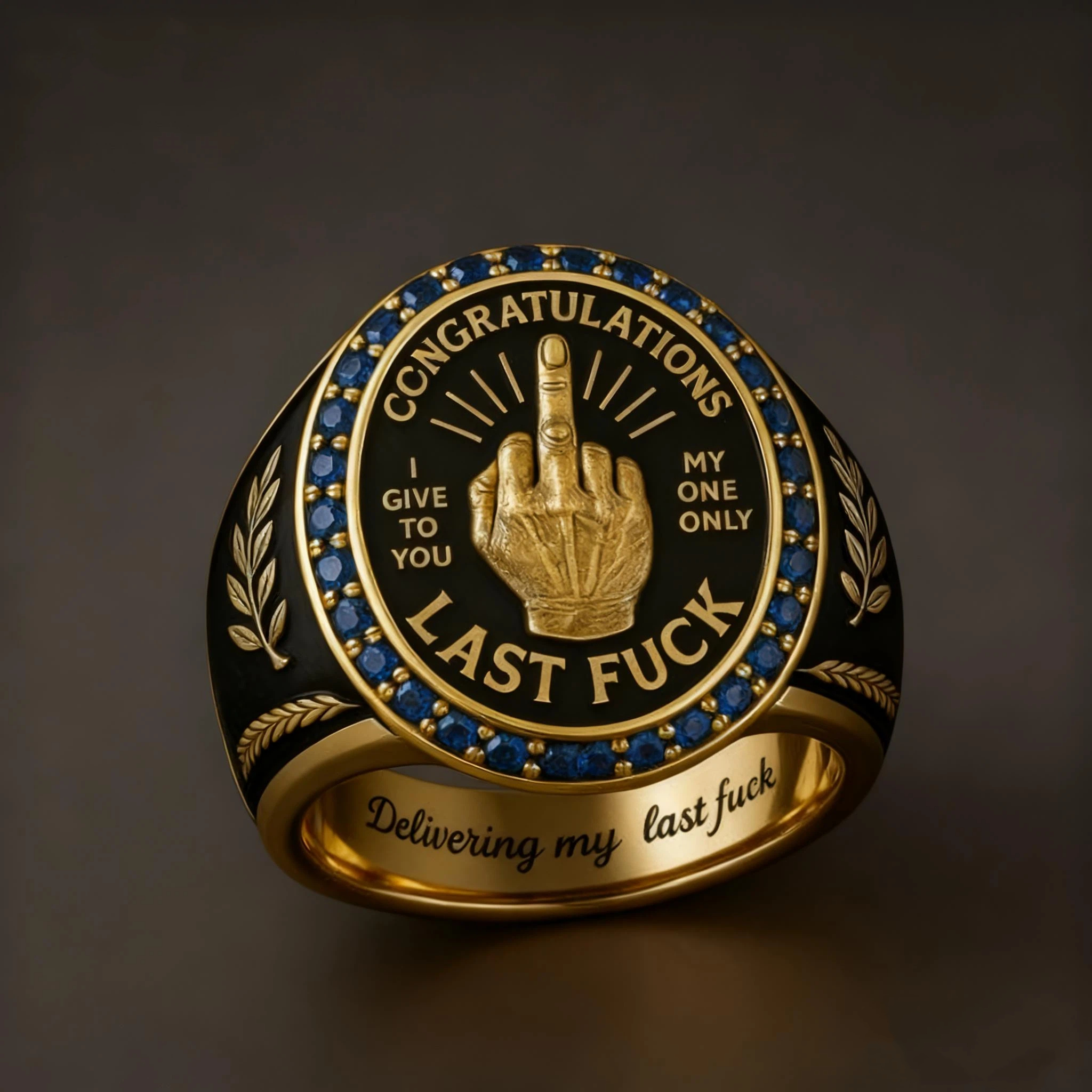 “Delivering My Last F*ck” Ring — The Ultimate Ring of Zero Regrets