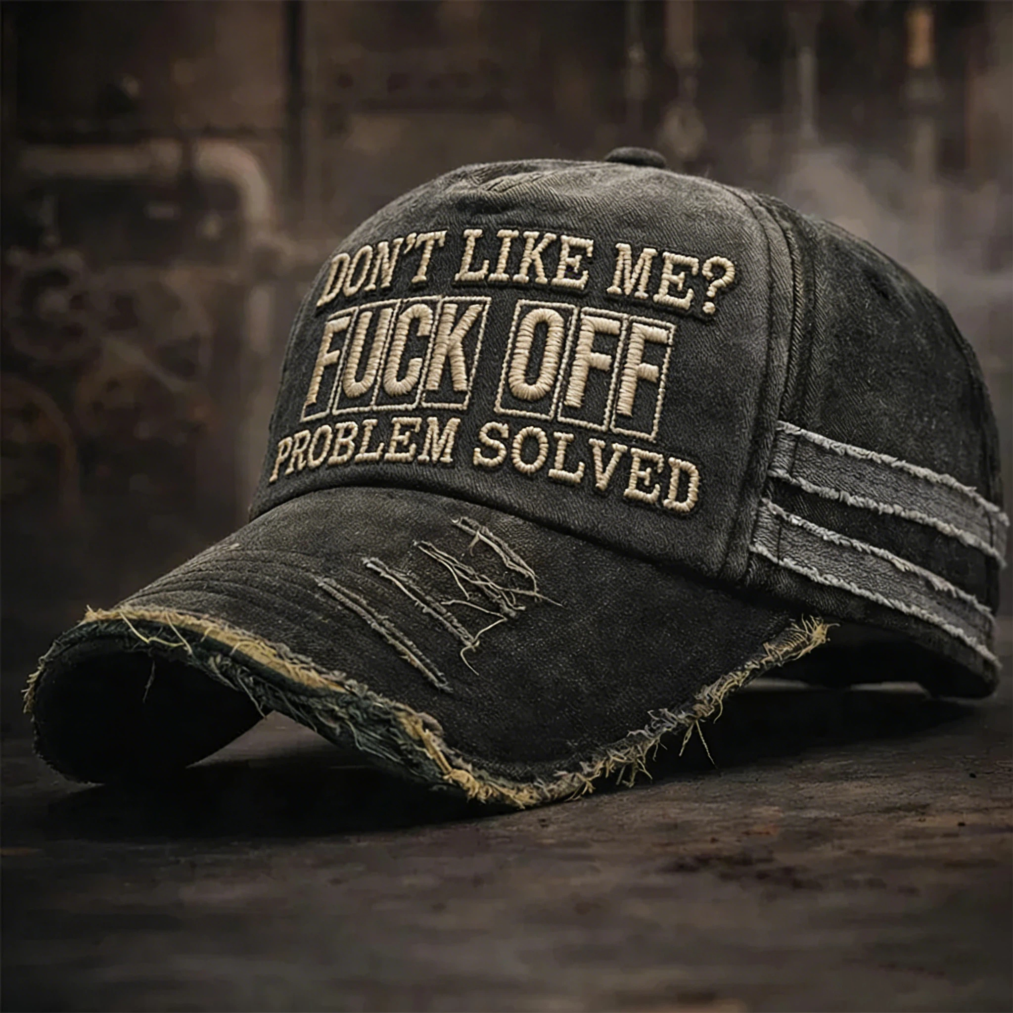 🎉Last Day 49% OFF -Don't Like Me?Fuck Off Problem Solved Vintage Trucker Cap