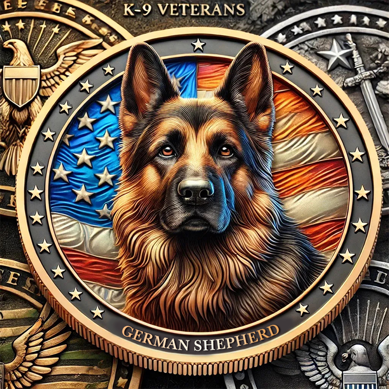K-9 Veterans Memorial Coin
