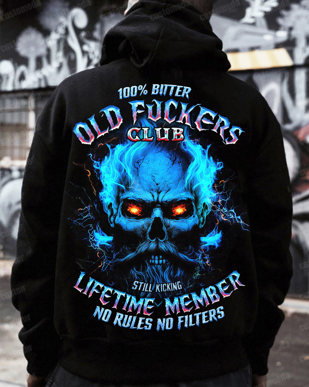 100% Bitter Old Fuckers Club Custom Year Gen X ,Boomer Sweatshirt/T-shirt/Hoodie