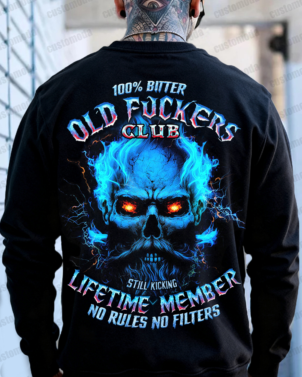 100% Bitter Old Fuckers Club Custom Year Gen X ,Boomer Sweatshirt/T-shirt/Hoodie