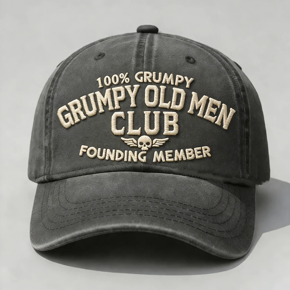 Grumpy Old Men Club Cap