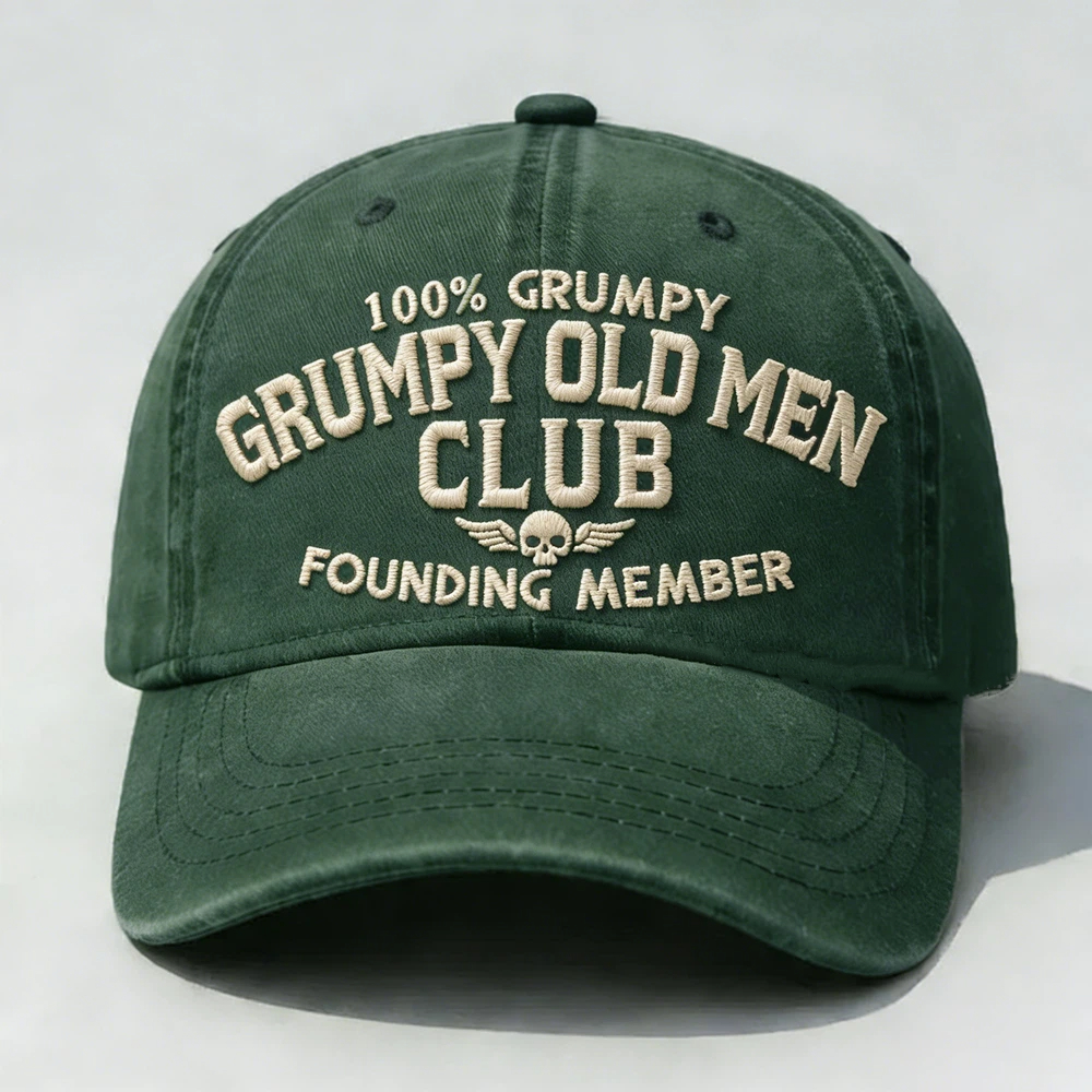 Grumpy Old Men Club Cap