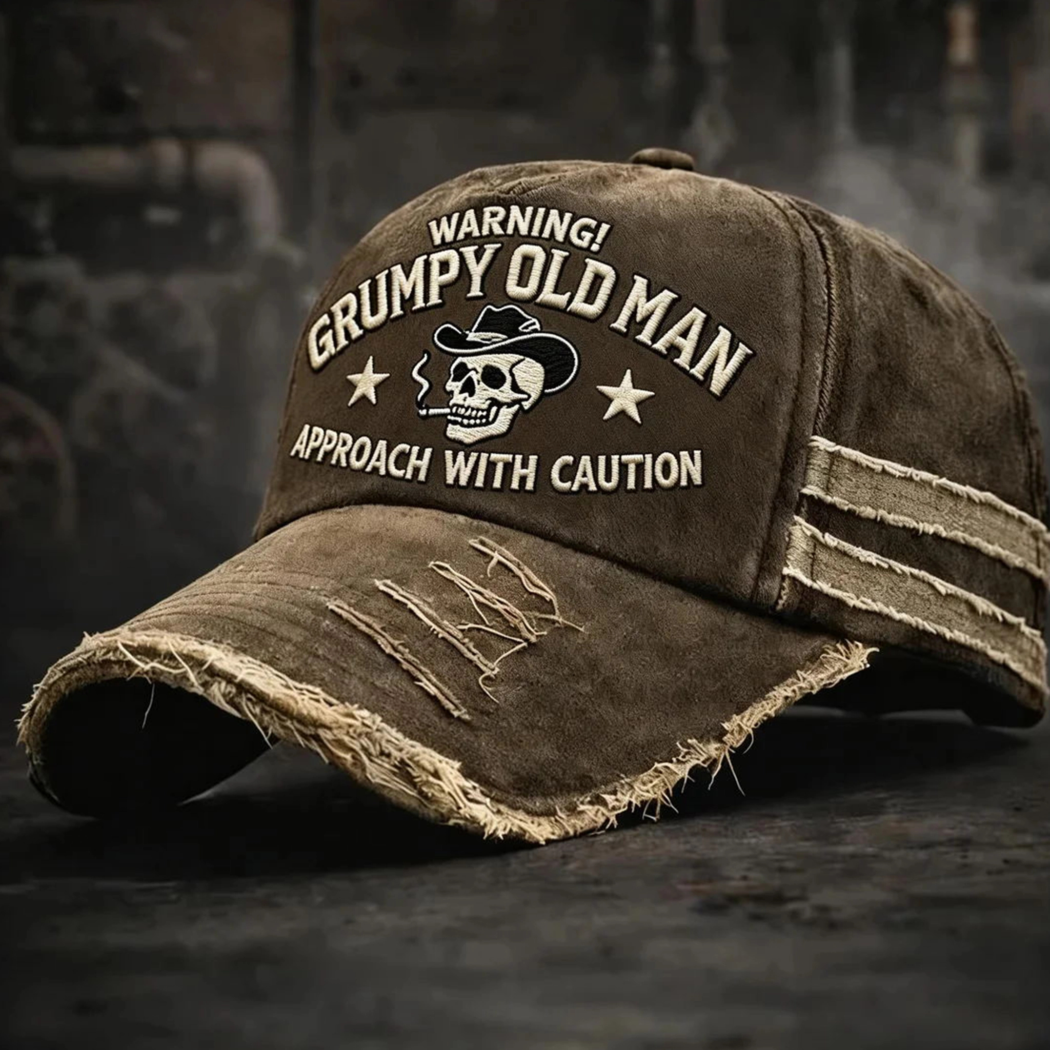 🎉Last Day 49% OFF - Warning Grumpy Old Man Vintage Trucker Cap