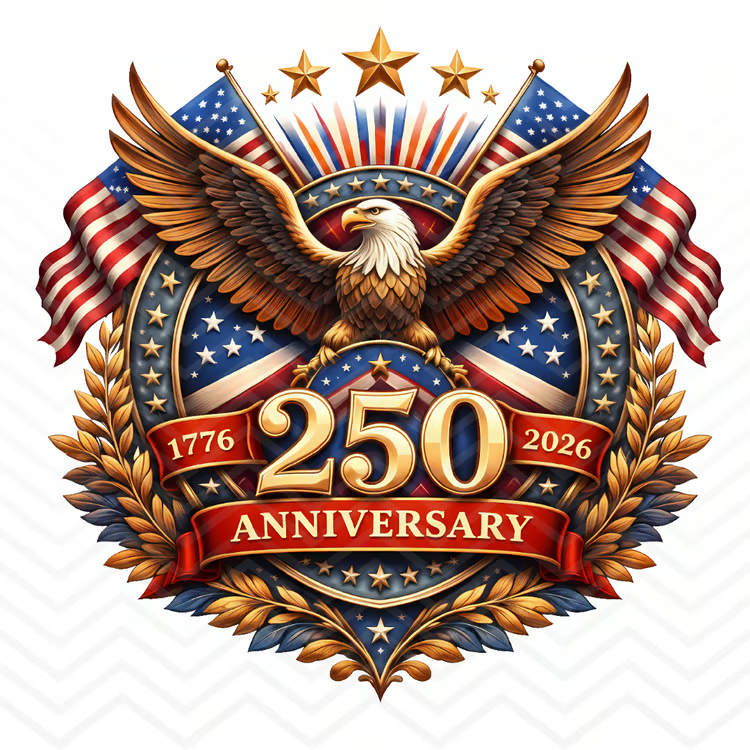 America 250th Anniversary Stickers 
