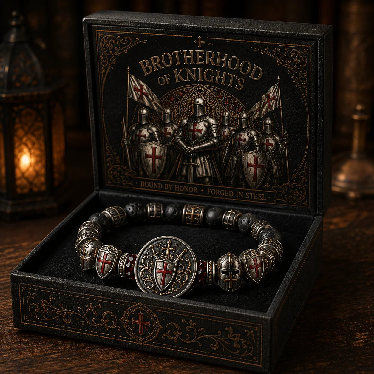 🏆Flash Sale⚡ 5K+ SOLD! ⚔️ Brotherhood of Knights Faith Bracelet 