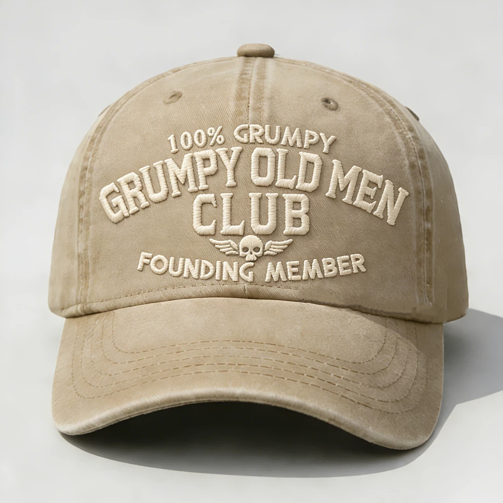 Grumpy Old Men Club Cap